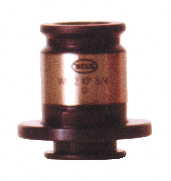 Bilz - 0.168" Tap Shank Diam, 0.131" Tap Square Size, #8 Tap, #1 Tapping Adapter - 0.2756" Projection, 0.669" Tap Depth, 1.1221" OAL, 3/4" Shank OD, Through Coolant, Series WE 1 KP - Exact Tooling