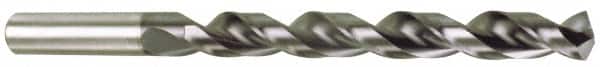 Accupro - #47 130° Cobalt Jobber Drill - TiAlN Finish, Right Hand Cut, Parabolic Flute, Straight Shank, 1-15/16" OAL, Split Point - Exact Tooling