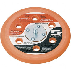 Dynabrade - 6" Diam Adhesive/PSA Disc Backing Pad - Medium Density, 13,000 RPM - Exact Tooling