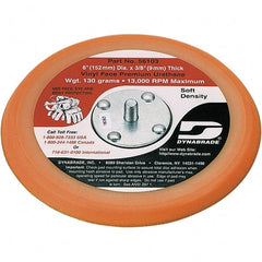 Dynabrade - 6" Diam Adhesive/PSA Disc Backing Pad - Soft Density, 13,000 RPM - Exact Tooling