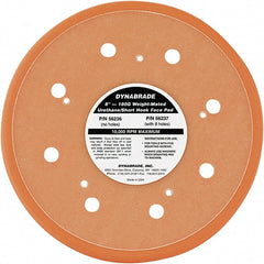Dynabrade - 8" Diam Hook & Loop Disc Backing Pad - Medium Density, 13,000 RPM - Exact Tooling