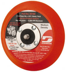 Dynabrade - 5" Diam Hook & Loop Disc Backing Pad - Medium Density, 13,000 RPM - Exact Tooling