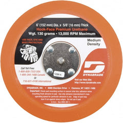 Dynabrade - 5" Diam Hook & Loop Disc Backing Pad - Medium Density, 13,000 RPM - Exact Tooling