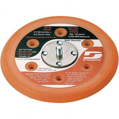 Dynabrade - 6" Diam Hook & Loop Disc Backing Pad - Soft Density, 13,000 RPM - Exact Tooling