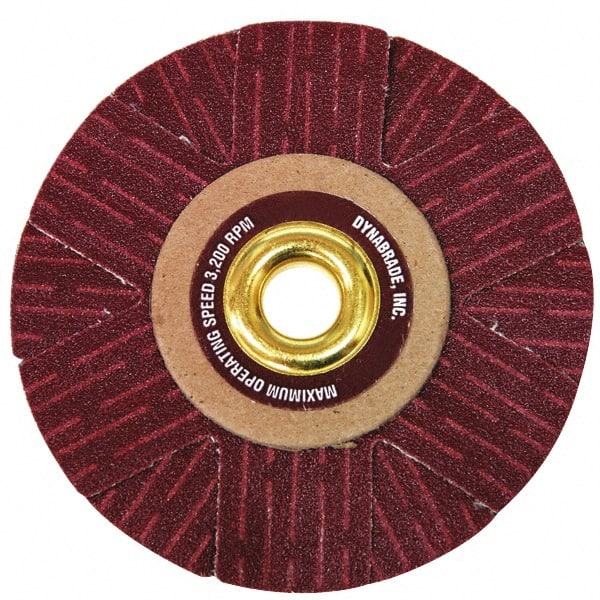 Dynabrade - 4" Diam 180 Grit Coated Sanding Star - Very Fine Grade, Arbor Mount - Exact Tooling