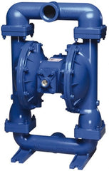SandPIPER - 2" NPT, Metallic, Air Operated Diaphragm Pump - PTFE Diaphragm, Aluminum Housing - Exact Tooling