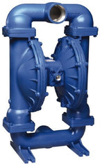 SandPIPER - 3" NPT, Metallic, Air Operated Diaphragm Pump - Buna-N Diaphragm, Stainless Steel Housing - Exact Tooling
