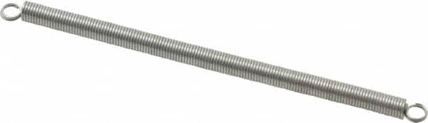 Gardner Spring - 1/4" OD, 4.56 Lb Max Load, 4.56" Max Ext Len, 0.0317" Wire Diam Spring - 0.97 Lb/In Rating - Exact Tooling