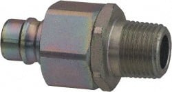 Parker - 1 Thread Steel Hydraulic Hose MPT Fitting - 2,000 psi - Exact Tooling