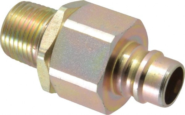 Parker - 1/2 Thread Steel Hydraulic Hose MPT Fitting - 4,000 psi - Exact Tooling