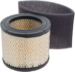 Gast - Air Compressor Filter Element - 4-3/4" High, 3-5/8" ID x 6-5/8" OD, Use with Gast AJ126D Inlet Filter - Exact Tooling