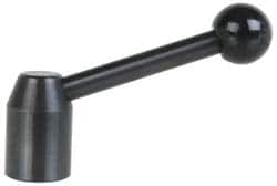 J.W. Winco - 1/4-20, 0.53" Hub Diam, Steel Tapped Insert Adjustable Clamping Handle - Exact Tooling