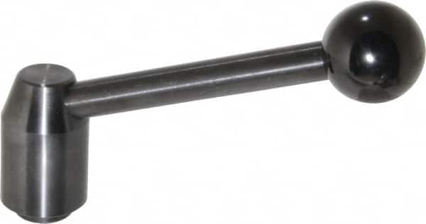 J.W. Winco - 3/8-16, 3/4" Hub Diam, Steel Tapped Insert Adjustable Clamping Handle - Exact Tooling