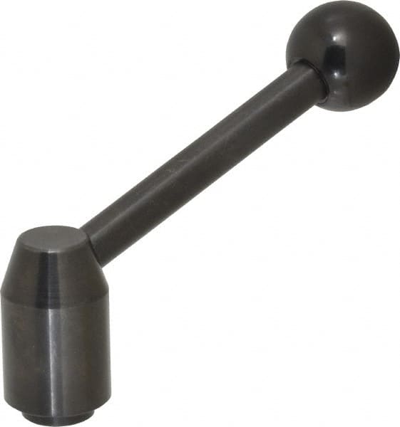 J.W. Winco - 1/2-13, 3/4" Hub Diam, Steel Tapped Insert Adjustable Clamping Handle - Exact Tooling