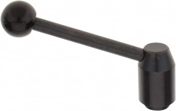 J.W. Winco - 5/8-11, 0.91" Hub Diam, Steel Tapped Insert Adjustable Clamping Handle - Exact Tooling