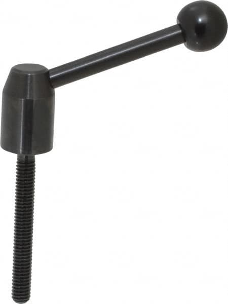 J.W. Winco - 5/16-18, 0.53" Hub Diam, Steel Threaded Stud Adjustable Clamping Handle - Exact Tooling