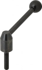 J.W. Winco - 3/8-16, 0.63" Hub Diam, Steel Threaded Stud Adjustable Clamping Handle - Exact Tooling