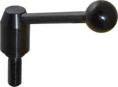 J.W. Winco - M16 x 2.0, 23mm Hub Diam, Steel Threaded Stud Adjustable Clamping Handle - Exact Tooling