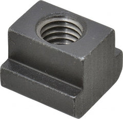 HALDER - M8 Tapped Through T Slot Nut - 9.6mm Slot Width, 15 x 6mm Base Width x Height, 15 x 12mm OAL x Height - Exact Tooling