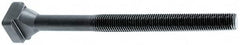 Gibraltar - M16 x 2, 45mm Thread Length, 16mm Slot Width, Black Oxide, Steel T Slot Bolt - 63mm Length Under Head, Grade 8.8, 25mm Head Width x 9mm Head Height - Exact Tooling