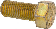 Made in USA - 7/16-20 UNF, 1" Length Under Head, Hex Head Cap Screw - Exact Tooling