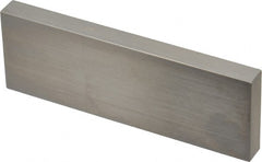 Mitutoyo - 4" Rectangular Steel Gage Block - Accuracy Grade AS-1, Includes Certificate of Inspection - Exact Tooling