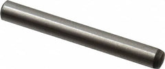 Value Collection - 3mm Diam x 25mm Pin Length Alloy Steel Standard Dowel Pin - C 58-62 Hardness, 3,340 Lb Breaking Strength, 1 Rounded End - Exact Tooling