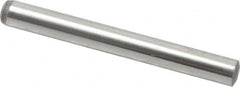 Value Collection - 5mm Diam x 45mm Pin Length Alloy Steel Standard Dowel Pin - C 58-62 Hardness, 9,270 Lb Breaking Strength, 1 Rounded End - Exact Tooling