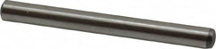 Value Collection - 6mm Diam x 60mm Pin Length Alloy Steel Standard Dowel Pin - C 58-62 Hardness, 13,300 Lb Breaking Strength, 1 Rounded End - Exact Tooling