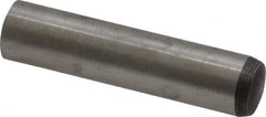 Value Collection - 8mm Diam x 35mm Pin Length Alloy Steel Standard Dowel Pin - C 58-62 Hardness, 23,700 Lb Breaking Strength, 1 Rounded End - Exact Tooling