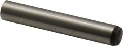 Value Collection - 8mm Diam x 50mm Pin Length Alloy Steel Standard Dowel Pin - C 58-62 Hardness, 23,700 Lb Breaking Strength, 1 Rounded End - Exact Tooling