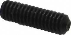 Value Collection - #4-48 UNF, 3/8" OAL, Cup Point Set Screw - Alloy Steel, 0.05" Key - Exact Tooling