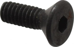 Value Collection - #1-72 UNF Hex Socket Drive, 82° Flat Screw - Alloy Steel, Black Oxide Finish, Fully Threaded, 1/4" OAL - Exact Tooling