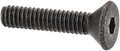 Value Collection - #1-72 UNF Hex Socket Drive, 82° Flat Screw - Alloy Steel, Black Oxide Finish, Fully Threaded, 3/8" OAL - Exact Tooling