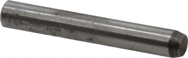 Value Collection - 1/16" Diam x 7/16" Pin Length Alloy Steel Standard Dowel Pin - C 50-58 Hardness, 800 Lb Breaking Strength, 1 Beveled & 1 Rounded End - Exact Tooling