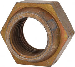 Made in USA - 1-1/2 - 6 UNC Grade L9 Hex Lock Nut with Distorted Thread - Exact Tooling