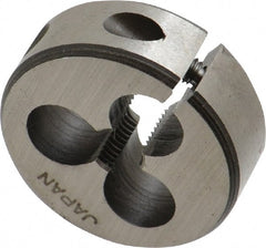 Interstate - M5.5x0.70 Metric Special Thread, 1" Outside Diam High Speed Steel Round Die - Right Hand Thread, Adjustable - Exact Tooling