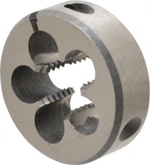 Interstate - M14x1.75 Metric Special Thread, 1-1/2" Outside Diam High Speed Steel Round Die - Right Hand Thread, Adjustable - Exact Tooling