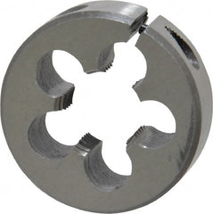 Interstate - M16x1.50 Metric Fine Thread, 1-1/2" Outside Diam High Speed Steel Round Die - Right Hand Thread, Adjustable - Exact Tooling