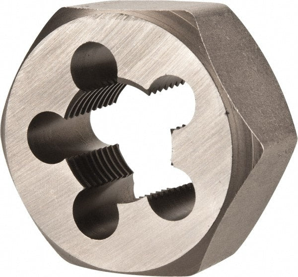 Irwin Hanson - 1/2-14 NPT Thread, Hex Pipe Die - 1-5/8" Outside Diam, Carbon Steel - Exact Tooling
