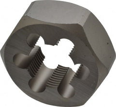 Irwin Hanson - 1 - 11-1/2 NPT Thread, Hex Pipe Die - 2-3/8" Outside Diam, Carbon Steel - Exact Tooling