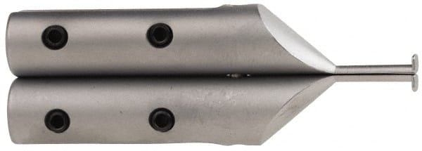 SPI - 0.4mm Wide Flange, Hard Chrome Steel Caliper Groovemaster - 1 Piece, 10mm Bore Depth, For Use with 6" Vernier, Dial & Digital Calipers - Exact Tooling