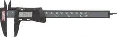 SPI - 0 to 150mm Range, 0.1mm Resolution, Electronic Caliper - Super Polymid with 40mm Super Polymid Jaws, 0.1mm Accuracy - Exact Tooling