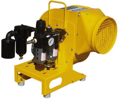 AIR Systems - 1-Speed 4 hp 8" Inlet/Outlet Pneumatic Centrifugal Blower - Exact Tooling