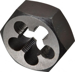 Interstate - 3/8-18 NPT Thread, Hex Pipe Die - Carbon Steel - Exact Tooling