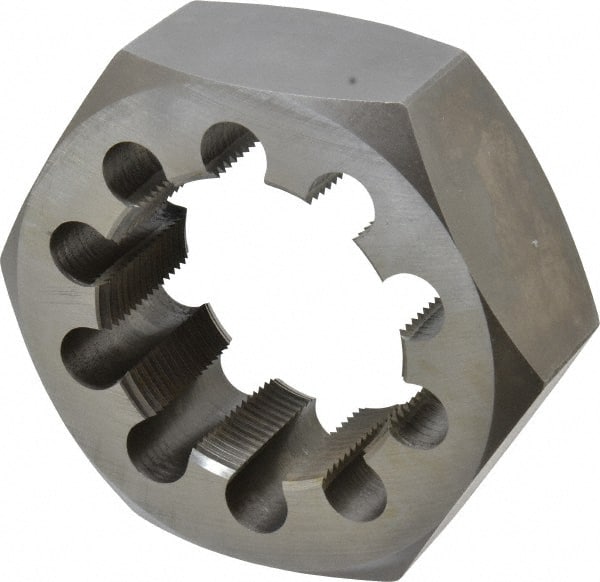 Interstate - 3-8 NPT Thread, Hex Pipe Die - Carbon Steel - Exact Tooling