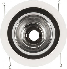 Cooper Lighting - 7-1/4 Inch Wide, Water Resistant, White Fixture Baffle Trim - Metal, UL/cUL Wet Location Listed - Exact Tooling