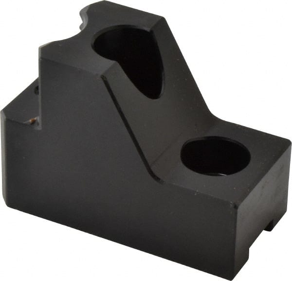 Schunk - 10" Max Chuck Diam Compatibility, Steel 1.5mm x 60° Serrated Hard Lathe Top Jaws - 16mm Groove Width, 40mm Wide x 2-1/4" High - Exact Tooling