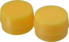 Garland - 2-3/4" Face Diam, Grade Extra Hard, Yellow Hammer Tip/Face - Plastic - Exact Tooling