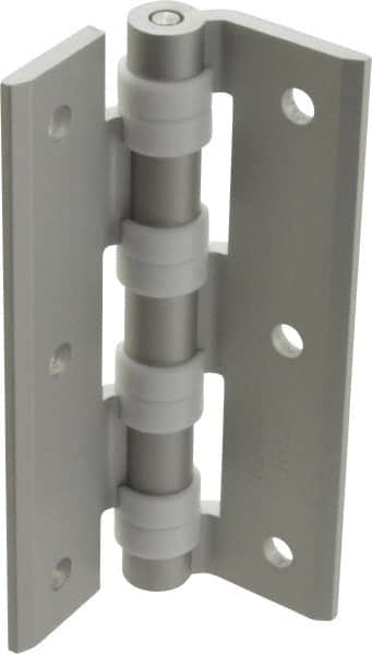 Sugatsune - 2-9/16" Long x 2-3/8" Wide x 9/64" Thick, Cabinet Hinge - Aluminum, Aluminum Finish - Exact Tooling